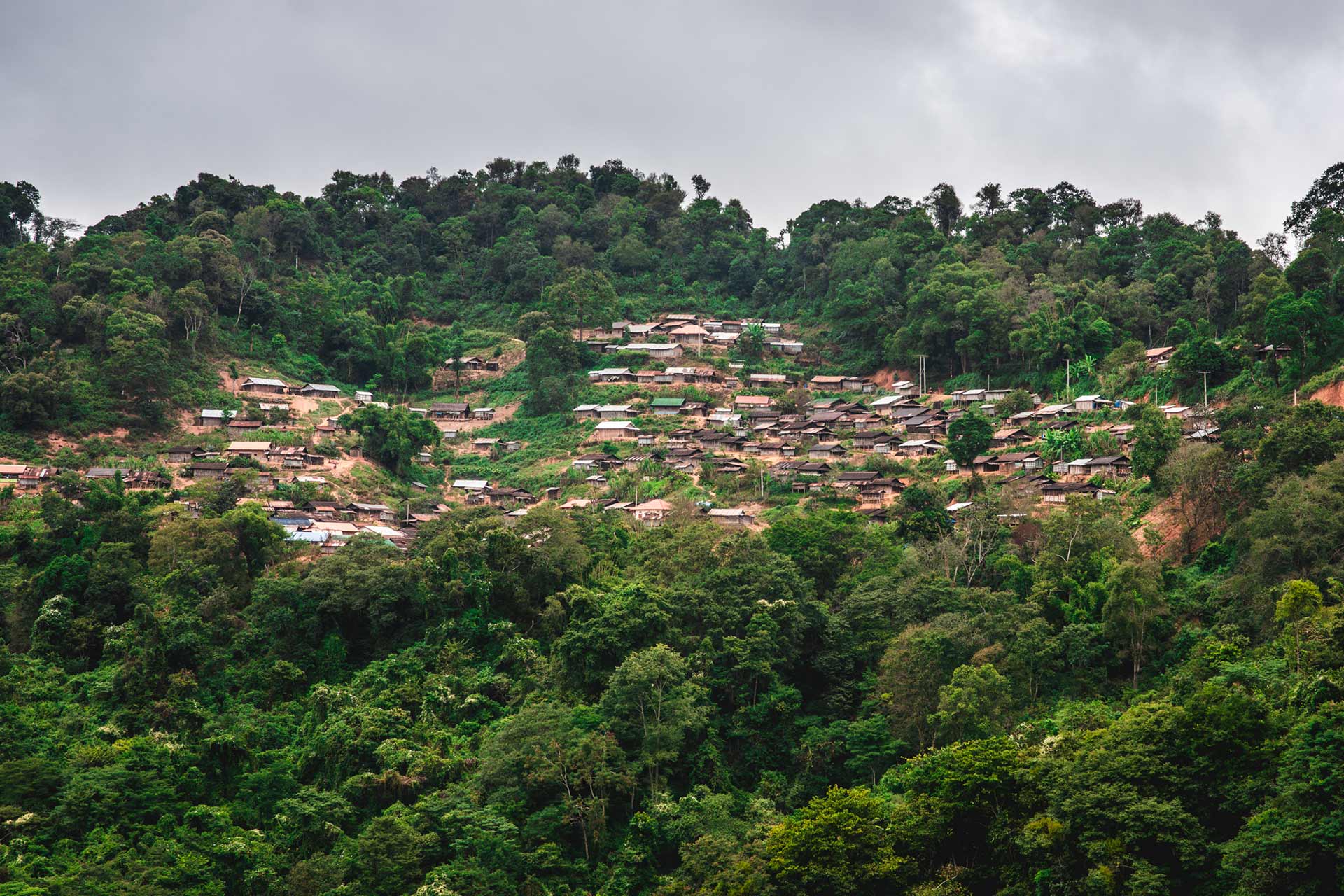 Muang La Town Panorama, Laos